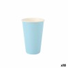 Set di Bicchieri Algon Monouso Cartone Azzurro 7 Pezzi 450 ml (16 Unità)