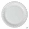 Set di piatti Algon Monouso Cartone Bianco 25 Pezzi 18 cm (36 Unità)