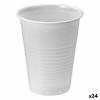 Set di bicchieri riutilizzabili Algon Bianco 25 Pezzi 200 ml (24 Unità)
