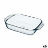 Pirofila da Forno Pyrex Irresistible Rettangolare 31,5 x 19,7 x 6,4 cm Trasparente Vetro 6 Unità