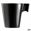Tazza Mug Luminarc Flashy Nero 80 ml Bicolore Vetro (24 Unità)