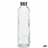 Bottiglia di Vetro Trasparente Argentato Vetro 1,1 L 8 x 31 x 8 cm (18 Unità)