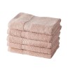 Set di asciugamani TODAY 100 % cotone 70 x 130 cm Rosa (5 Unità)