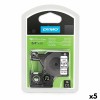 Nastro a trasferimento termico Dymo D1 16958 19 mm x 3,5 m Nero Bianco Nylon (5 Unità)