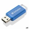 Memoria USB Verbatim V DataBar Azzurro Nero 64 GB