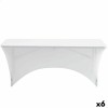 Tappeto da gioco Aktive Tavolo Bianco Accessori Veicoli Autostrada 183 x 76 x 76 cm (6 Unità)