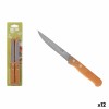 Set di Coltelli Quttin Natura Marrone Argentato Acciaio inossidabile 10,5 cm 4 Pezzi (12 Unità)