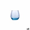 Bicchiere Luminarc Maine Azzurro Vetro 320 ml (6 Unità)